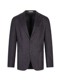 Corneliani single-breasted herringbone blazer