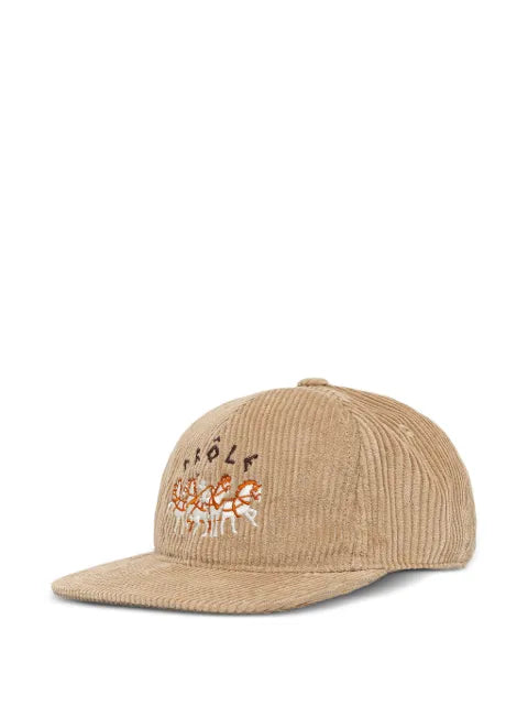Drôle De Monsieur corduroy baseball cap