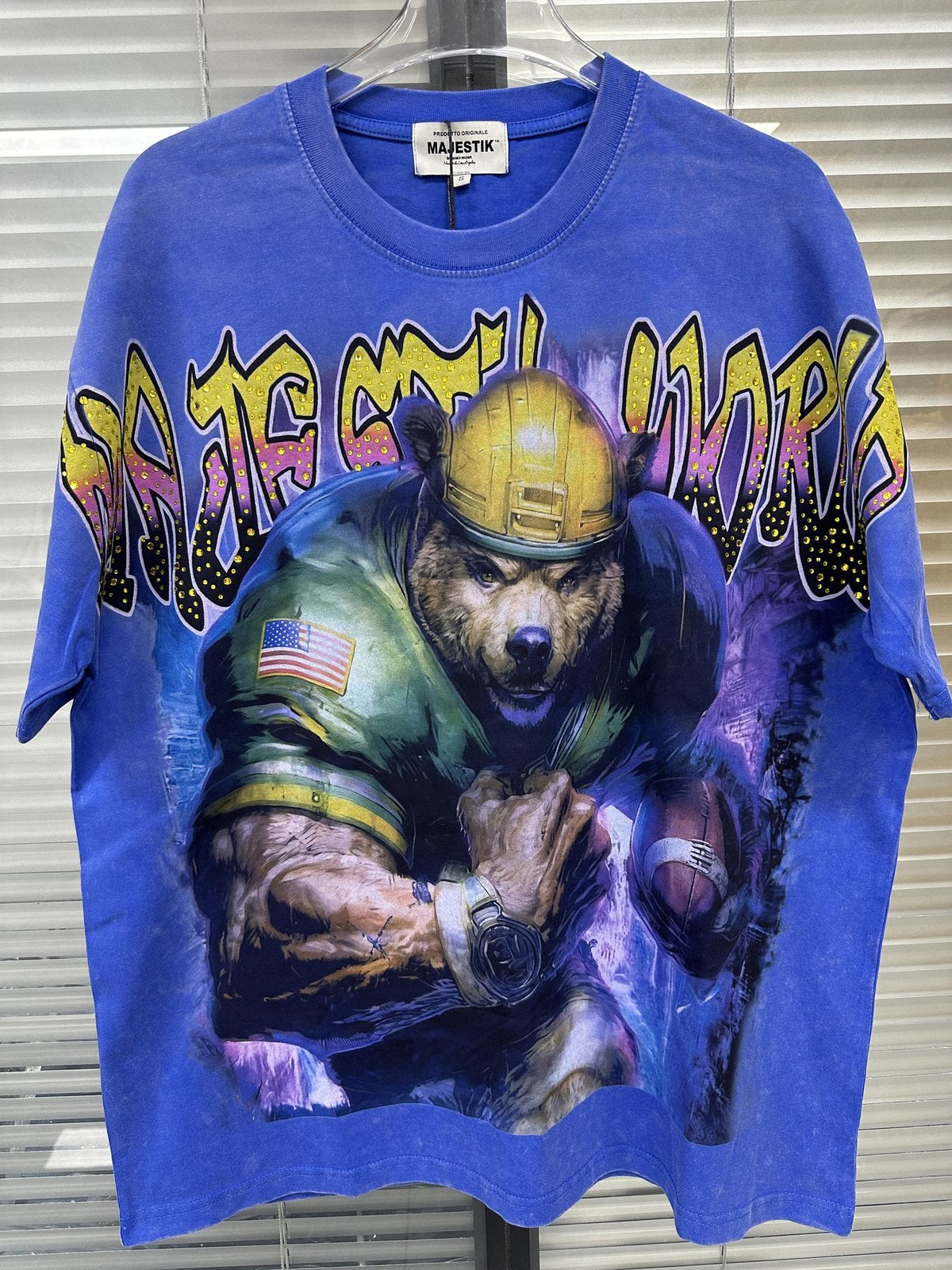 MAJESTIK Football Graphic T-Shirt